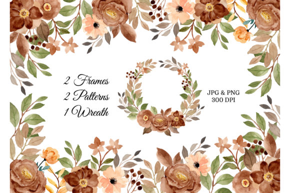 Digital Clipart Floral Watercolor Part.6 Illustrations Review