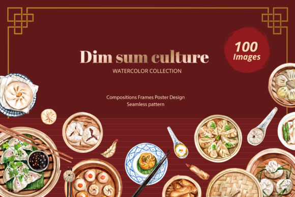 Dimsum Watercolor Illustration Set Review