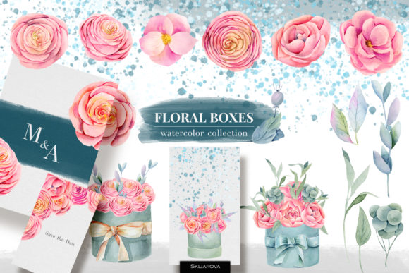 Floral Boxes: Watercolor Illustrations Review