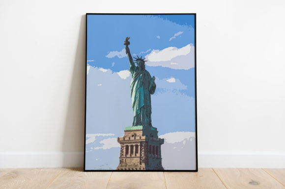 Statue of Liberty Watercolor Illustrations Review