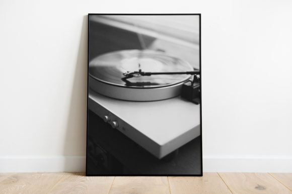 Turntable Vintage Watercolor Illustrations