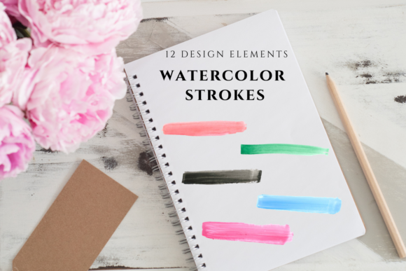 Watercolor Brush Strokes & Illustrations Review