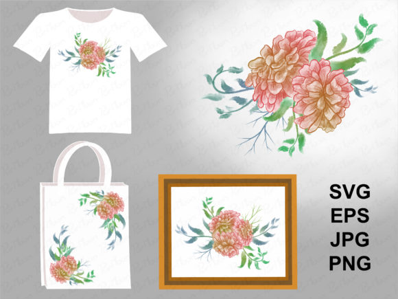Watercolor Flower Arrangements & Illustrations