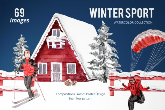 Winter Sports Watercolor Illustrations Review