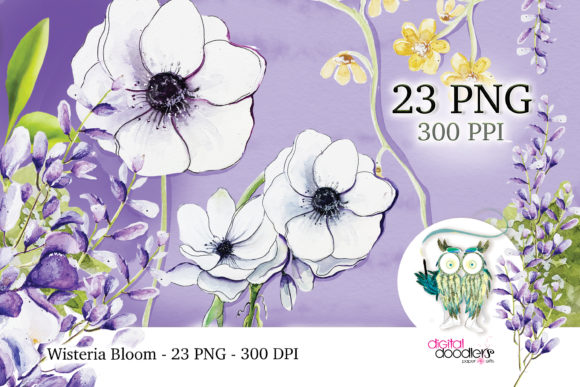 Wisteria Wish Watercolor Flowers Review